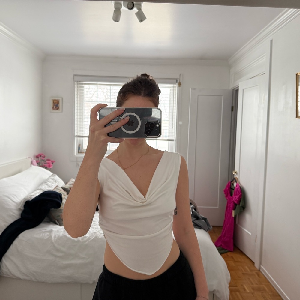 SHEIN Cream Top